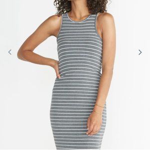 Marine Layer Lexi Striped Midi Dress
